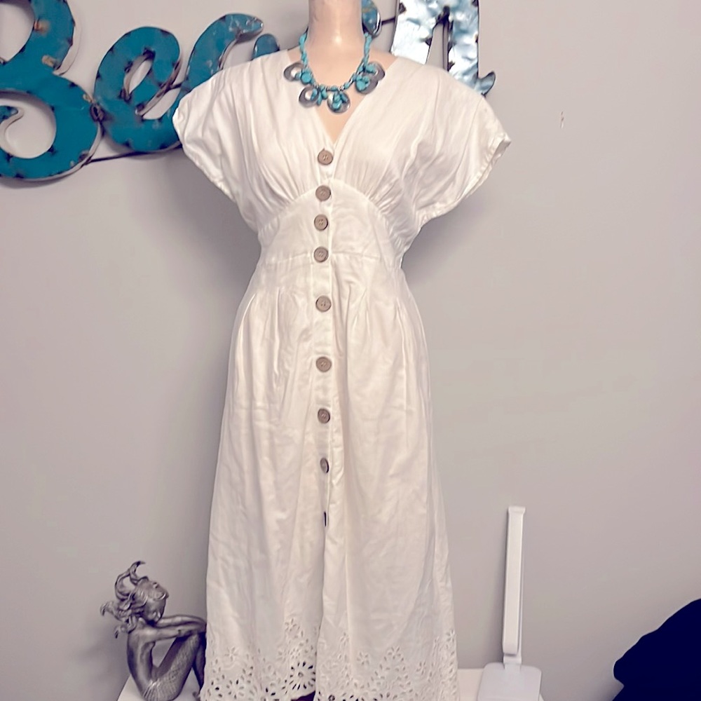 Angie white dress